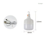 Lanterne LED pour activités de plein air, 60W
