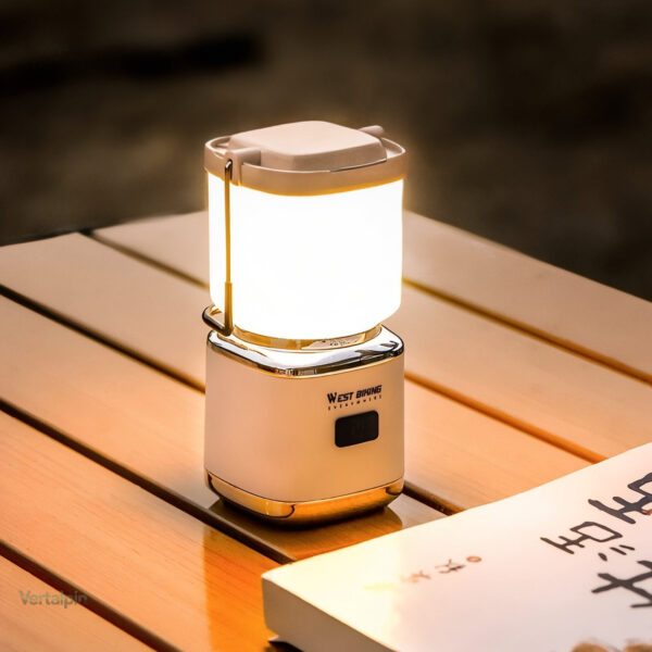 Éclairage rechargeable pour camping en plein air