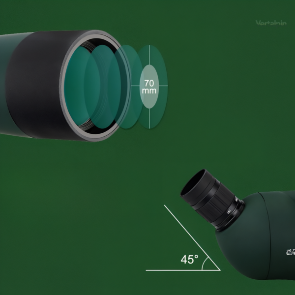 Longue vue pratique pour les paysages éloignés