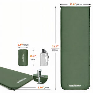 Matelas de camping autogonflant idéal pour un