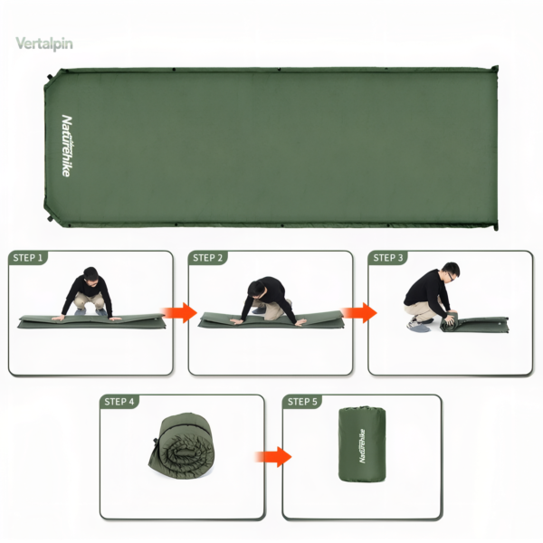 Solution de couchage autogonflante pour randonneurs