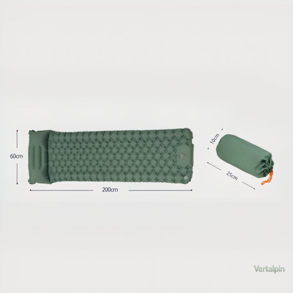 Matelas de camping gonflable compact
