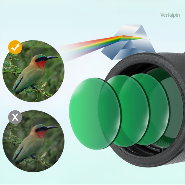 Monoculaire portable pour aventures extérieures