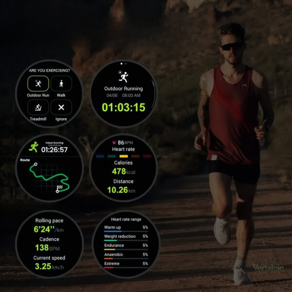 Montre GPS pour suivre les itinéraires de randonnée