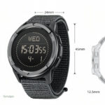 Montre GPS légère en carbone pour activités outdoor