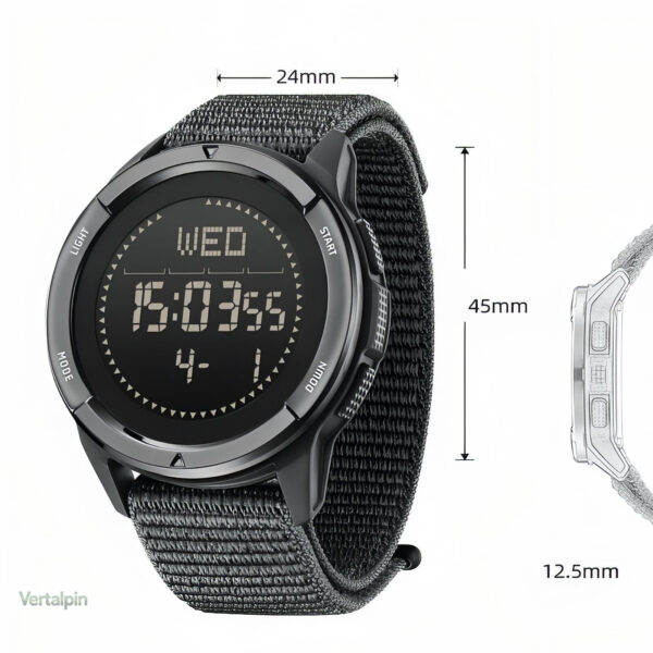 Montre GPS légère en carbone pour activités outdoor
