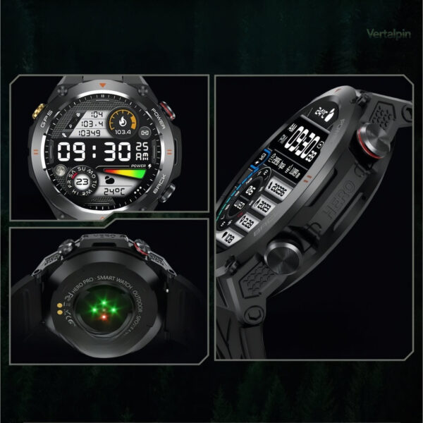 Montre pour randonneurs avec technologie GPS