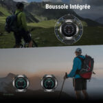 Montre multifonction pour explorations en extérieur
