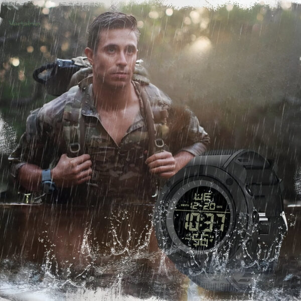Montre de randonnée avec fonctionnalités GPS pour homme