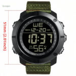 Design moderne pour une montre de randonnée masculine