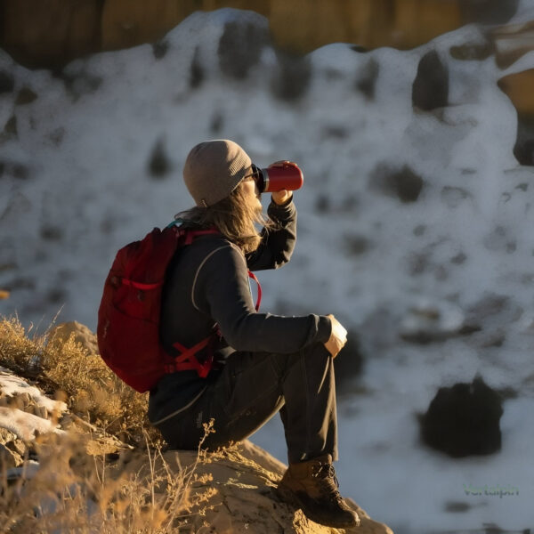 Mug isotherme léger, parfait pour les excursions en pleine nature