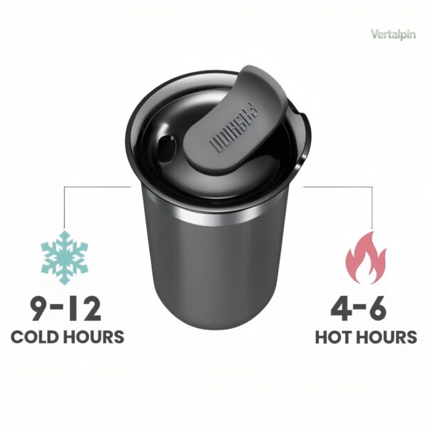 Mug randonnée, design ergonomique pour une prise en main facile