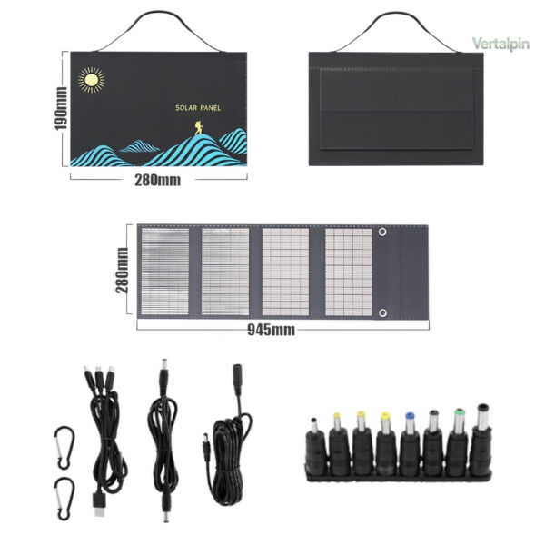 Panneau solaire portable randonnée 30W/50W