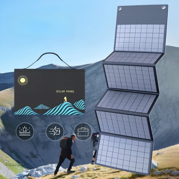 Panneau solaire pratique pour les activités en extérieur