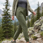 Pantalon de randonnée conçu pour l'été en tissu respirant