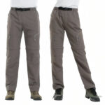 Pantalon de randonnée en tissu résistant, modulable