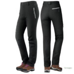 Pantalon randonnée doublé polaire femme