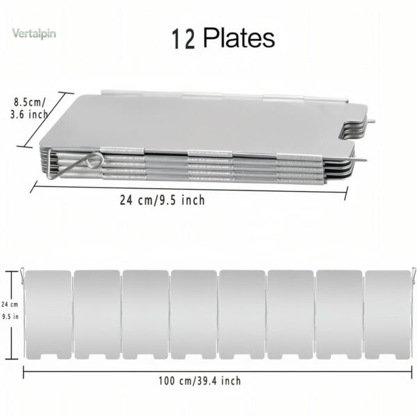 Protection anti-vent pour réchaud, usage extérieur