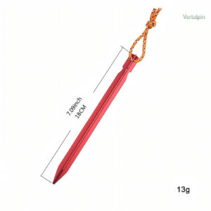 Accessoire de camping : piquet tente en aluminium