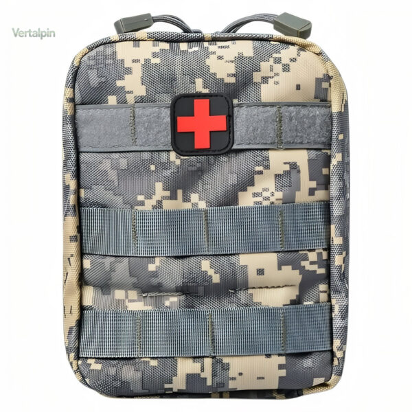 Trousse de secours organisée pour le plein air
