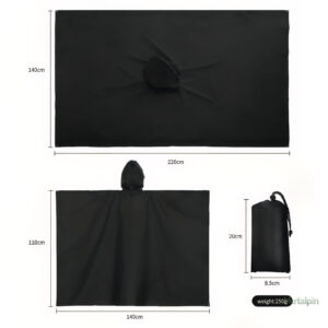 Poncho de randonnée résistant à l'eau