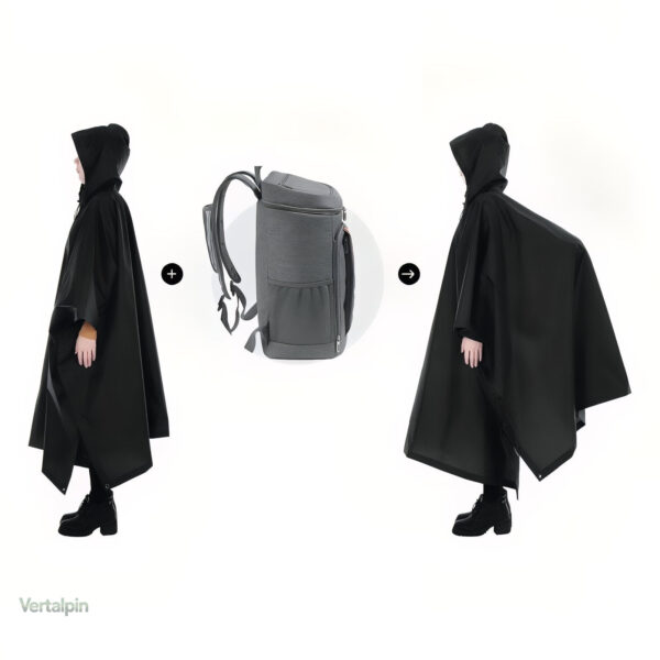 Poncho compact pour un transport facile