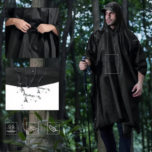 Poncho Multifonction pour Randonnée
