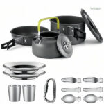 Accessoires de camping pour repas en deux