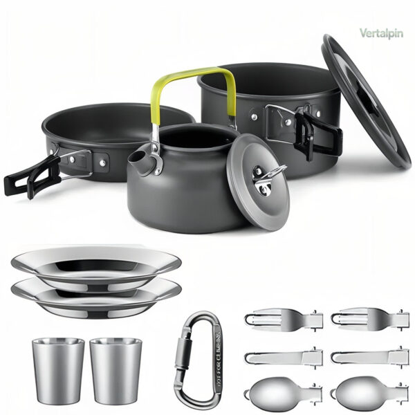 Accessoires de camping pour repas en deux
