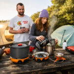 Équipement de camping léger pour repas en duo