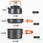 Set de popote pour trek et randonnée à 2