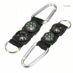 Accessoire de randonnée : porte-clé avec boussole utile