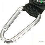 Thermomètre et boussole sur porte-clé pour aventuriers