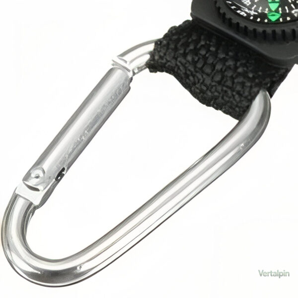 Thermomètre et boussole sur porte-clé pour aventuriers