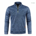 Pull randonnée homme en tissu respirant et léger