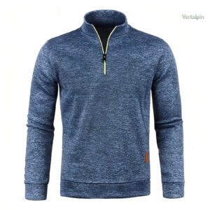 Pull randonnée homme en tissu respirant et léger