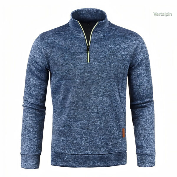 pull-randonnee-homme-1 Pull randonnée homme en tissu respirant et léger