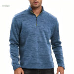 Pull randonnée homme avec protection contre le froid