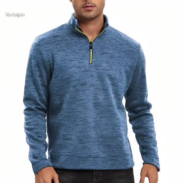 Pull randonnée homme avec protection contre le froid