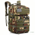 Sac à dos camouflage 45L pour randonnée et trekking - vue 2