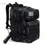 Sac à dos camouflage 45L pour randonnée et trekking - vue 3