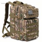 Sac à dos camouflage 45L pour randonnée et trekking - vue 4