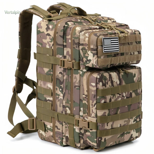 Sac à dos camouflage 45L pour randonnée et trekking - vue 4