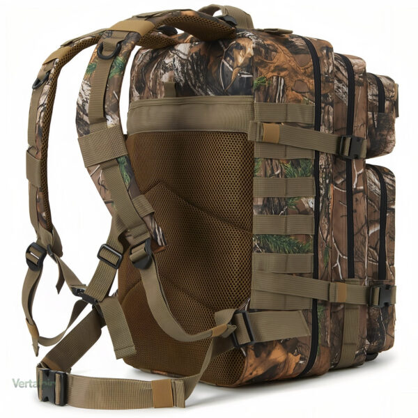 Sac à dos 45L camouflage pour expéditions en nature