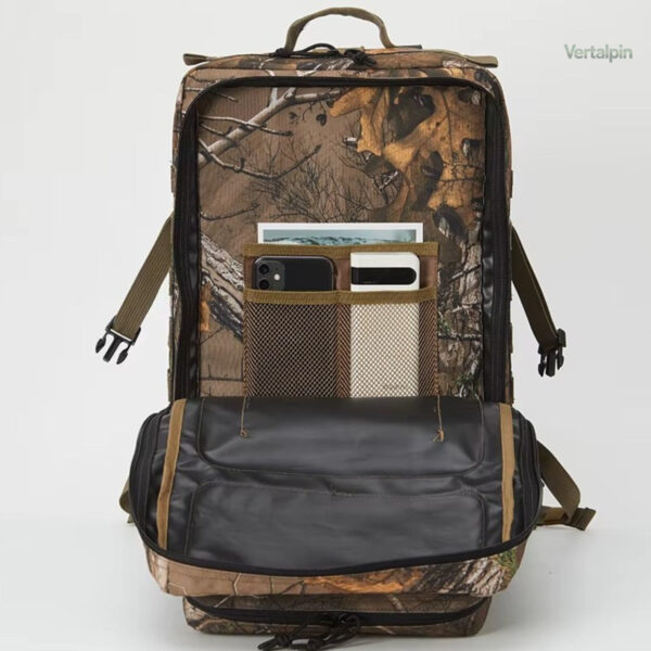 Sac à dos camouflage 45L pour les randonneurs