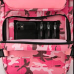 Sac à dos rose camouflage idéal pour les sorties en nature