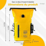 Sac à dos trekking 30L avec design étanche pratique