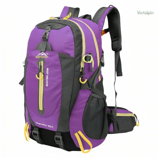 Sac à dos 40L pratique avec poches extérieures pour accessoires