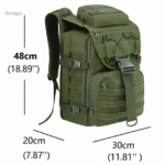 Sac à dos robuste adapté à la randonnée militaire