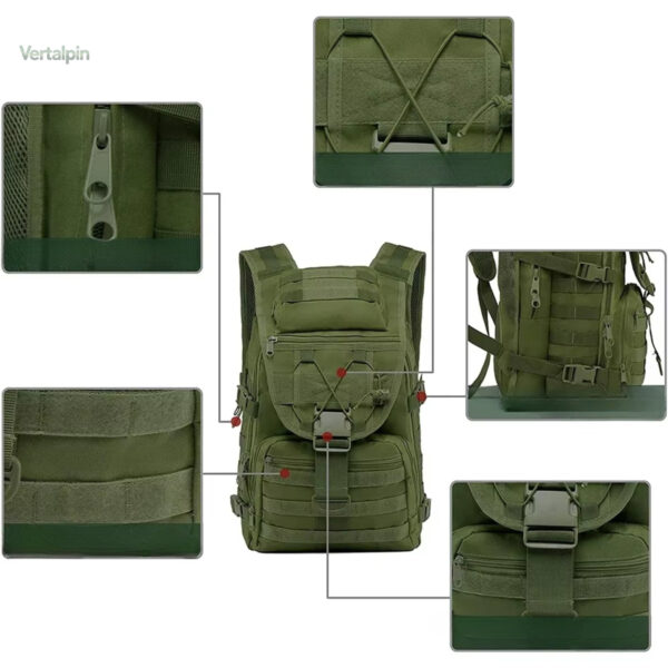 Sac à dos militaire pour excursions en pleine nature